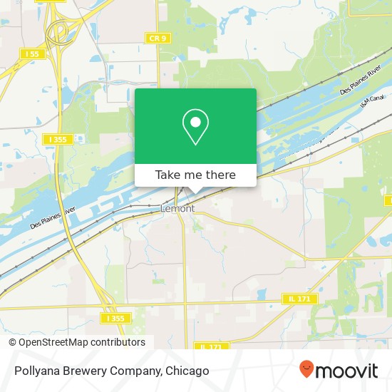Pollyana Brewery Company map