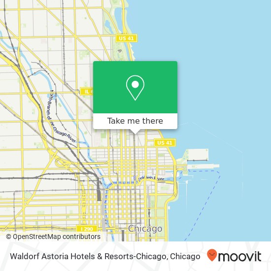 Waldorf Astoria Hotels & Resorts-Chicago map