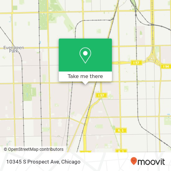 10345 S Prospect Ave map