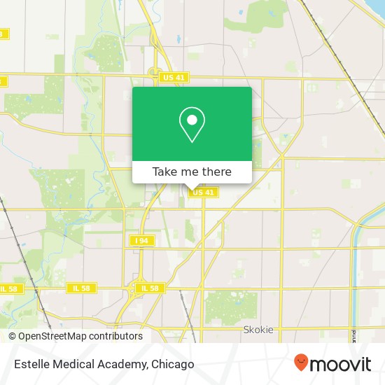 Estelle Medical Academy map