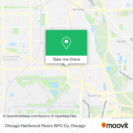 Mapa de Chicago Hardwood Floors WPC-Co