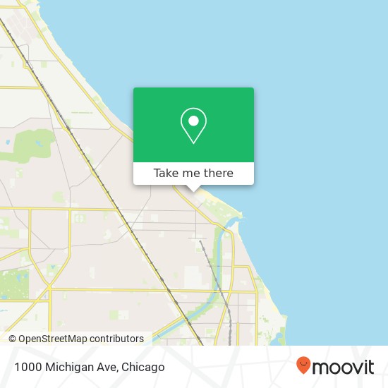 Mapa de 1000 Michigan Ave