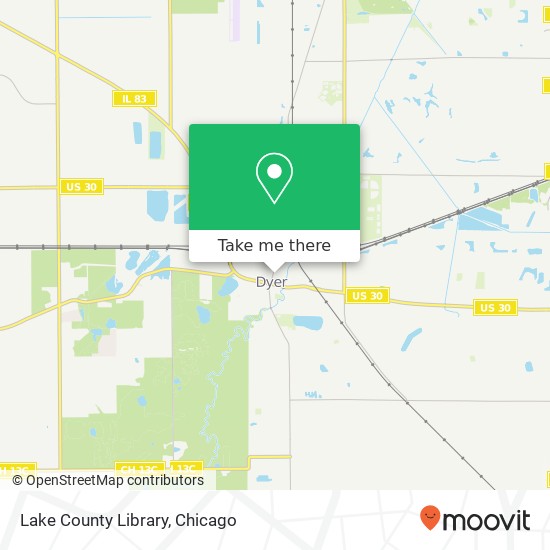 Lake County Library map