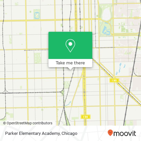 Mapa de Parker Elementary Academy