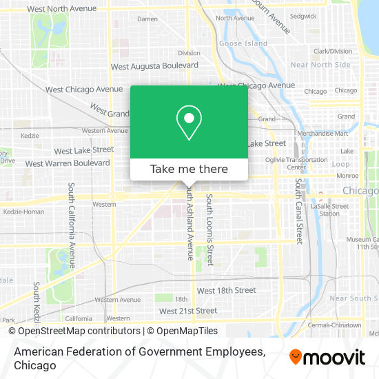 Mapa de American Federation of Government Employees