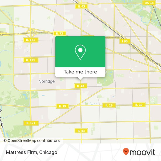 Mattress Firm map