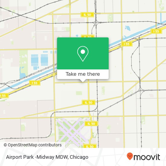 Airport Park -Midway MDW map