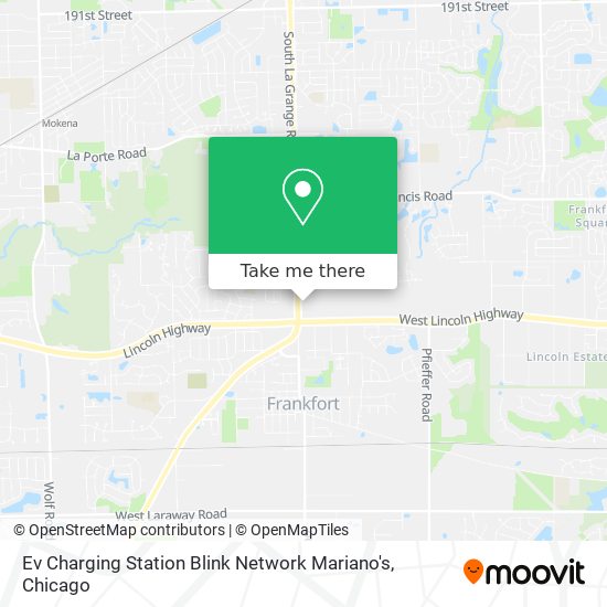 Ev Charging Station Blink Network Mariano's map