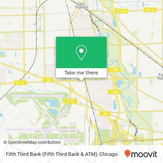 Fifth Third Bank map