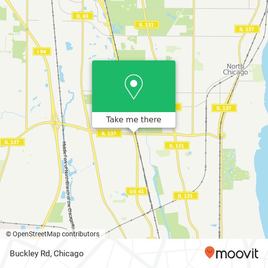 Buckley Rd map