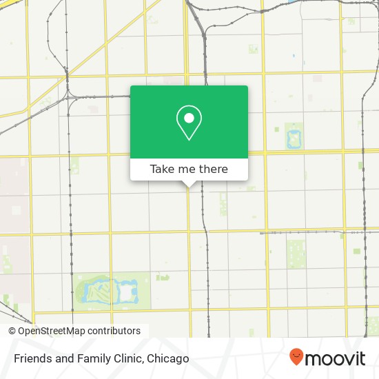Mapa de Friends and Family Clinic