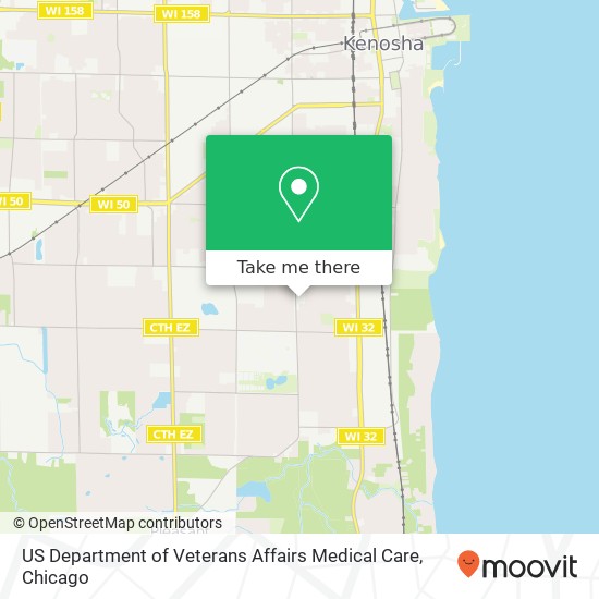 Mapa de US Department of Veterans Affairs Medical Care