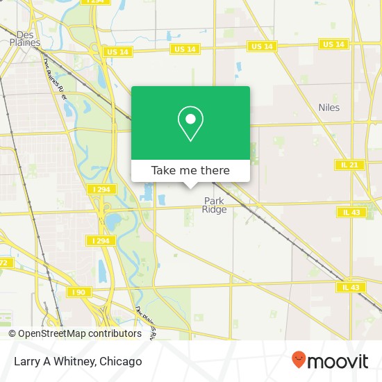 Mapa de Larry A Whitney