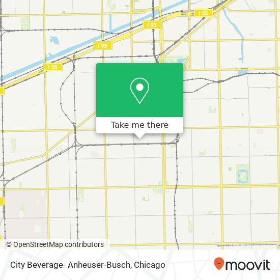 City Beverage- Anheuser-Busch map