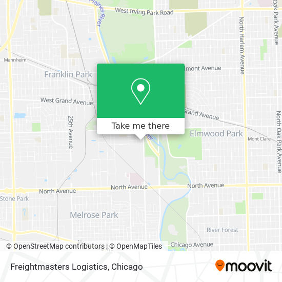 Freightmasters Logistics map