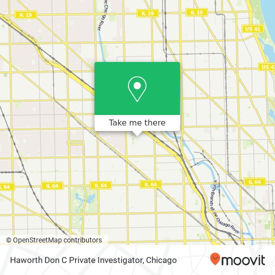 Haworth Don C Private Investigator map