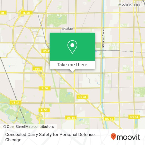 Concealed Carry Safety for Personal Defense map