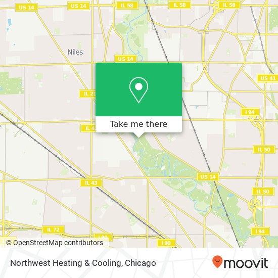 Mapa de Northwest Heating & Cooling