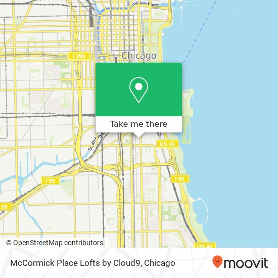 McCormick Place Lofts by Cloud9 map