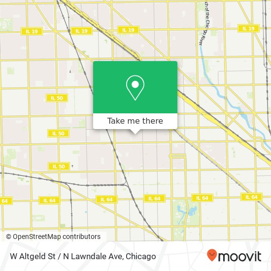 Mapa de W Altgeld St / N Lawndale Ave