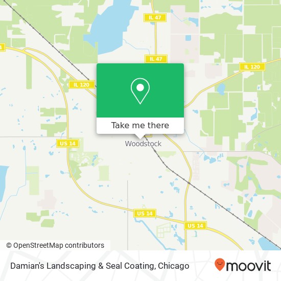 Damian's Landscaping & Seal Coating map