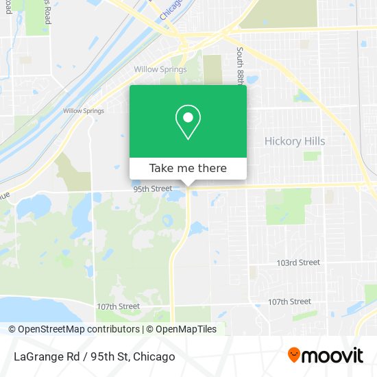 Mapa de LaGrange Rd / 95th St