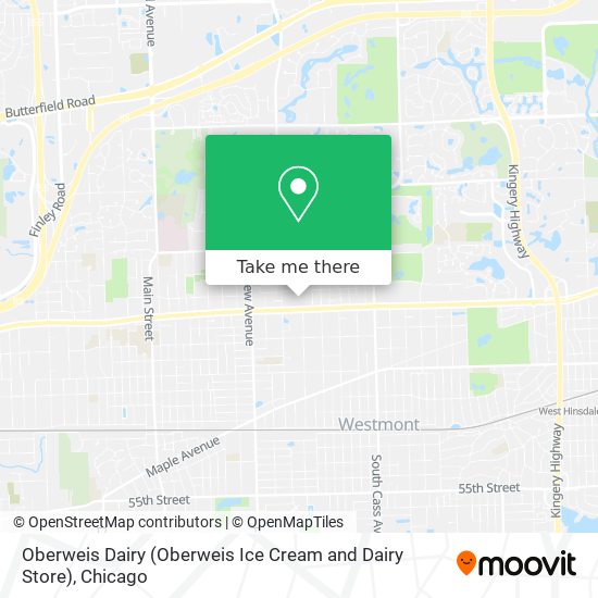 Mapa de Oberweis Dairy (Oberweis Ice Cream and Dairy Store)