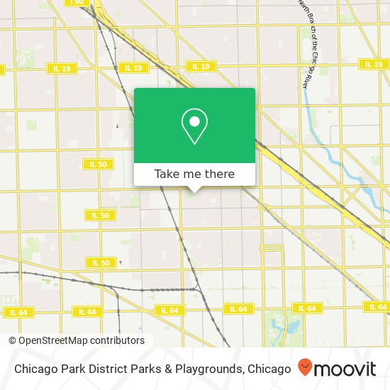 Chicago Park District Parks & Playgrounds map