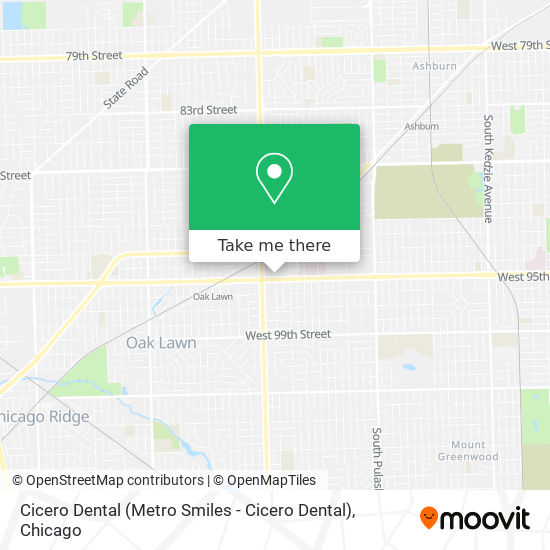 Mapa de Cicero Dental (Metro Smiles - Cicero Dental)