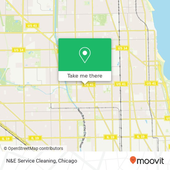 N&E Service Cleaning map