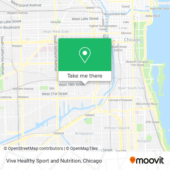 Mapa de Vive Healthy Sport and Nutrition