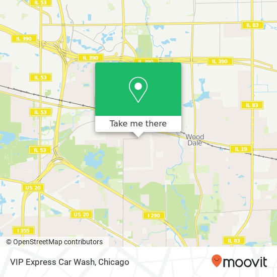 VIP Express Car Wash map