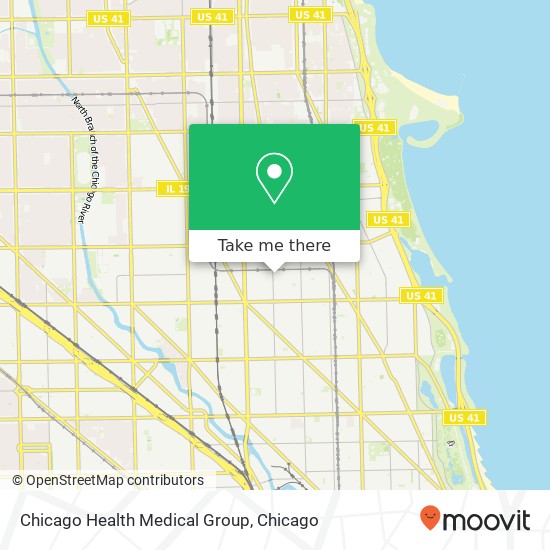 Chicago Health Medical Group map