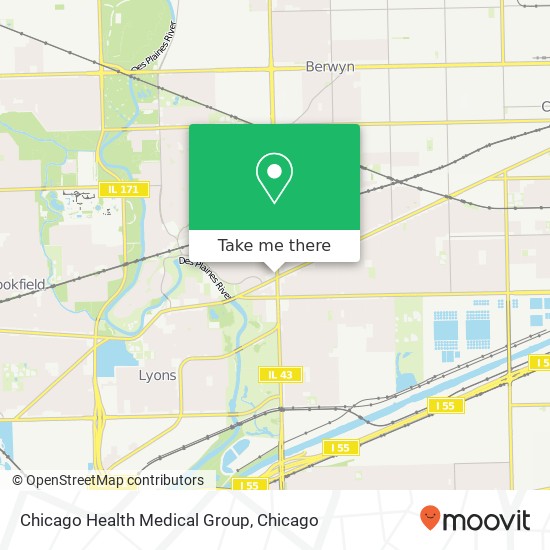 Mapa de Chicago Health Medical Group