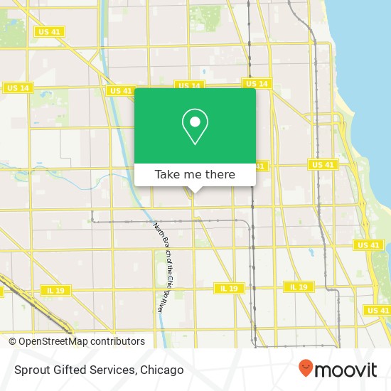 Mapa de Sprout Gifted Services