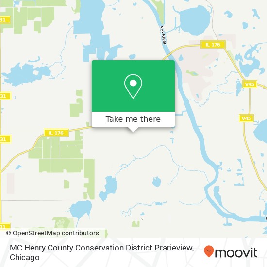 Mapa de MC Henry County Conservation District Prarieview