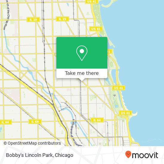 Mapa de Bobby's Lincoln Park