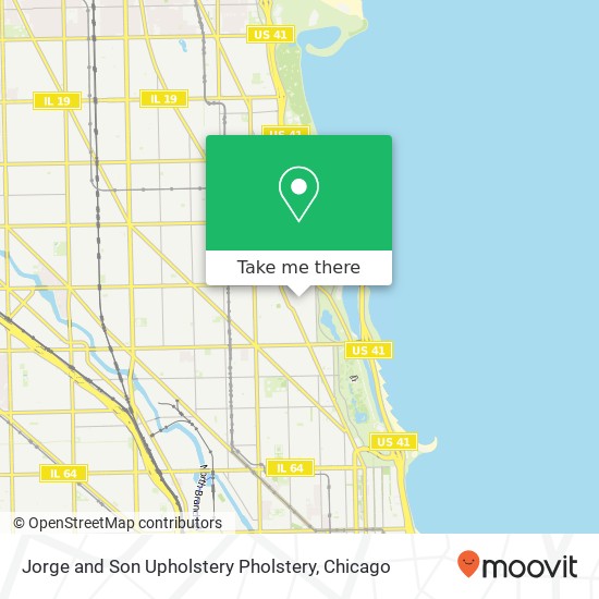 Jorge and Son Upholstery Pholstery map