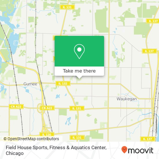 Field House Sports, Fitness & Aquatics Center map