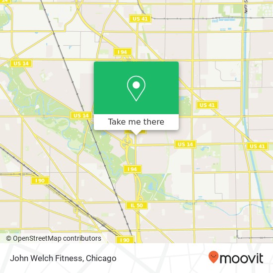 John Welch Fitness map