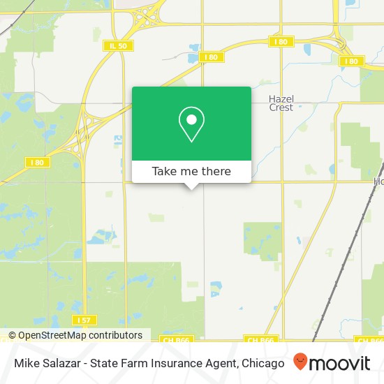 Mapa de Mike Salazar - State Farm Insurance Agent