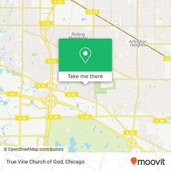 True Vine Church of God map