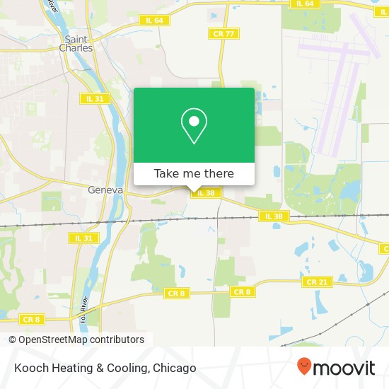 Mapa de Kooch Heating & Cooling