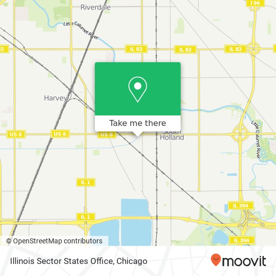 Illinois Sector States Office map