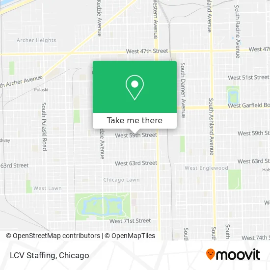 Mapa de LCV Staffing