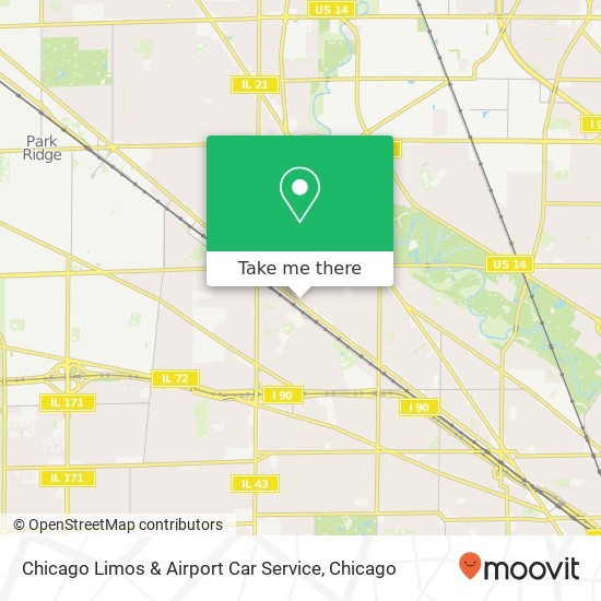 Chicago Limos & Airport Car Service map