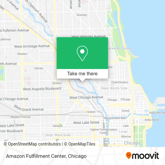 Amazon Fulfillment Center map