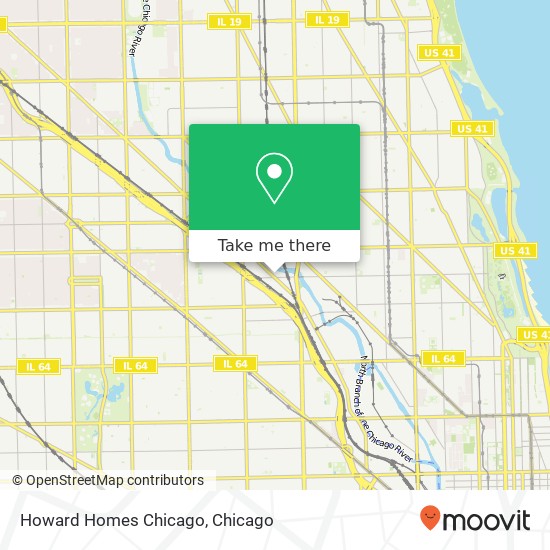 Howard Homes Chicago map