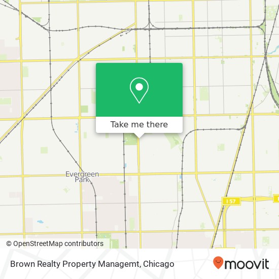 Brown Realty Property Managemt map