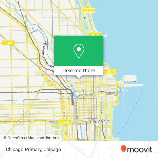 Chicago Primary map